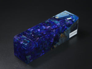 Blue-Gray / Purple with Flecks Hybrid Duck Call Blank
