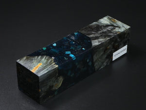 Gray / Blue with Flecks Hybrid Duck Call Blank