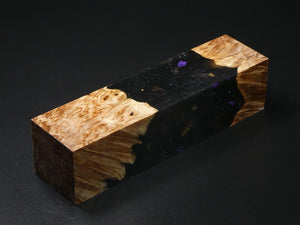 Natural / Brown with Flecks Hybrid Duck Call Blank