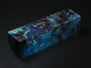 Blue / Blue with Flecks Hybrid Duck Call Blank