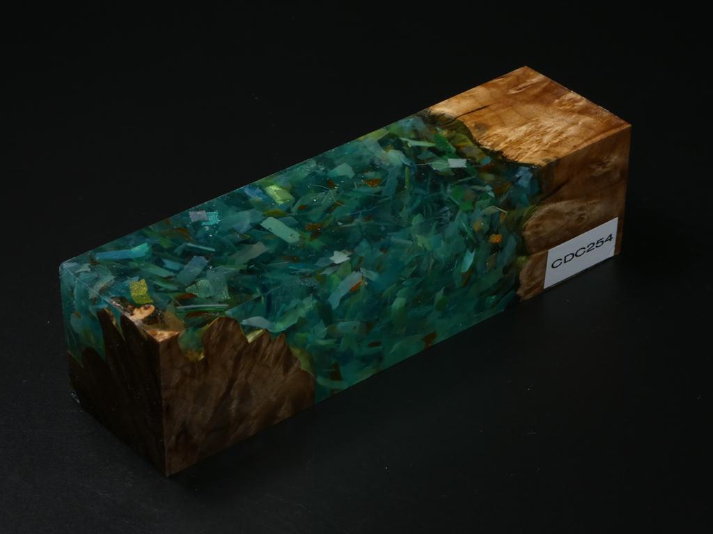 Natural / Clear with Flecks Hybrid Duck Call Blank