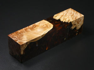 Natural / Orange with Flecks Hybrid Duck Call Blank