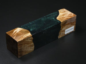 Natural / Green Hybrid Duck Call Blank