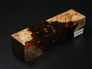 Natural / Amber with Flecks Hybrid Duck Call Blank