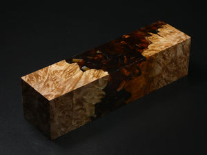 Natural / Amber with Flecks Hybrid Duck Call Blank