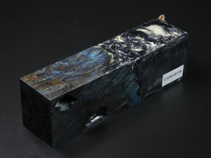 Blue / Gray, White, Black Hybrid Duck Call Blank