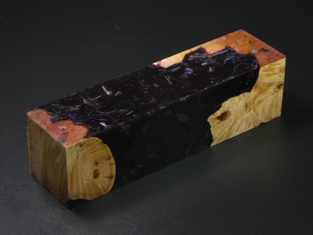 Natural / Brown with Flecks Hybrid Duck Call Blank