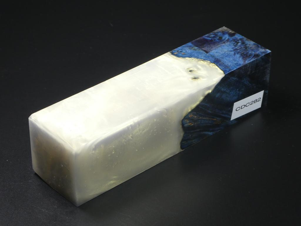 Blue / White Hybrid Duck Call Blank