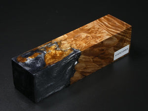 Natural / Gray, Orange Hybrid Duck Call Blank