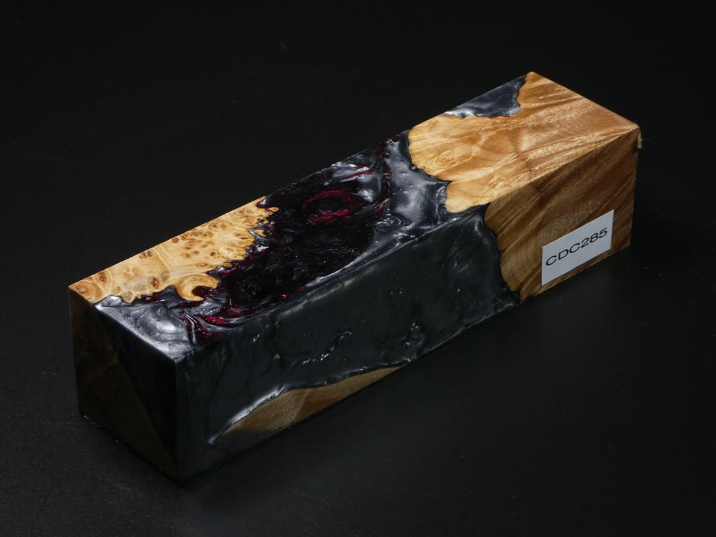 Natural / Gray & Red Hybrid Duck Call Blank