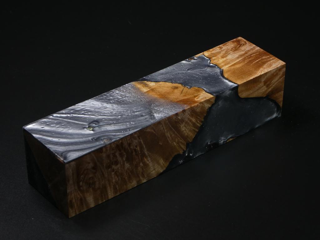 Natural / Gray & Red Hybrid Duck Call Blank
