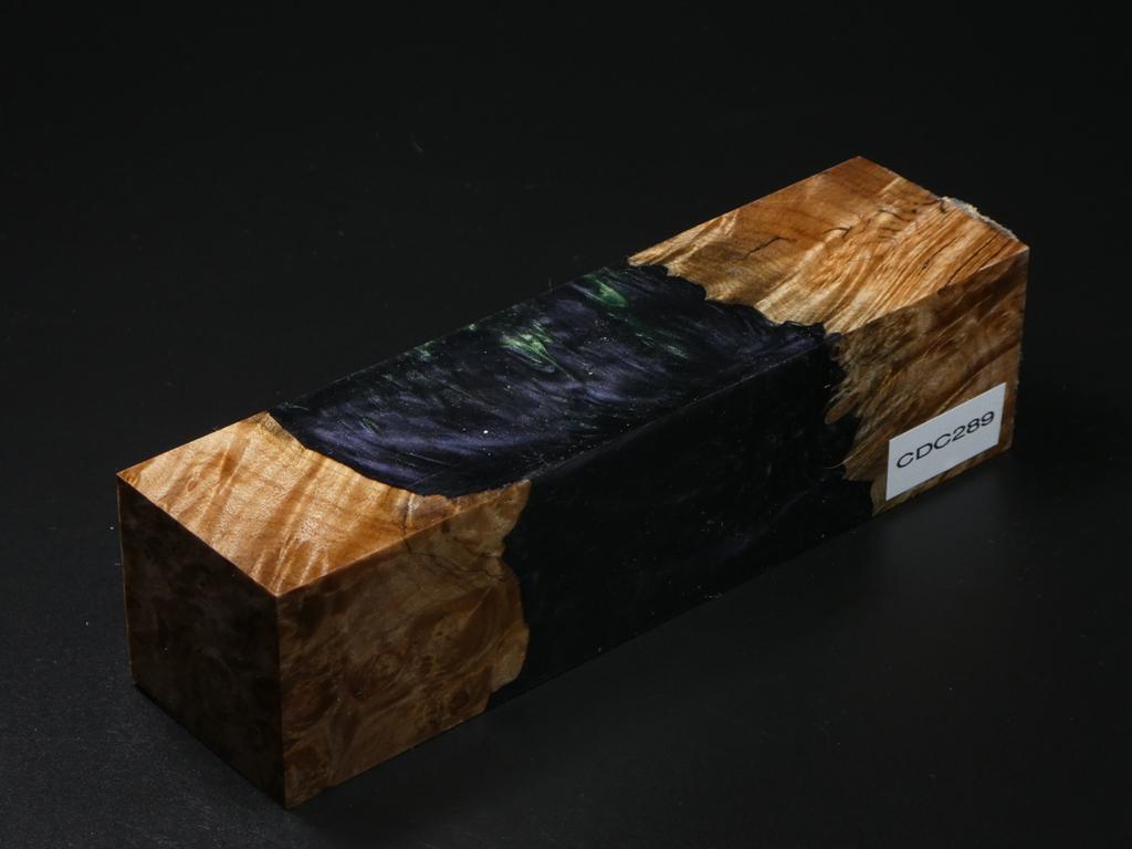 Natural / Gray & Green Hybrid Duck Call Blank