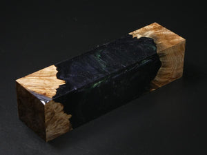 Natural / Gray & Green Hybrid Duck Call Blank