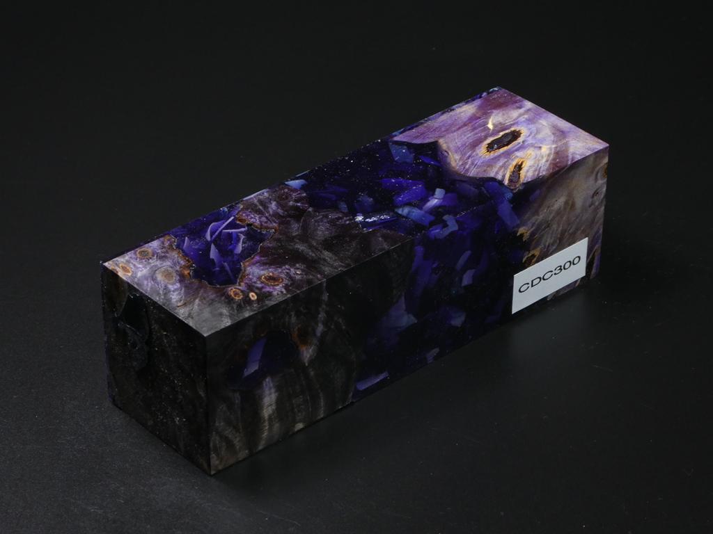 Purple / Purple with Flecks Hybrid Duck Call Blank
