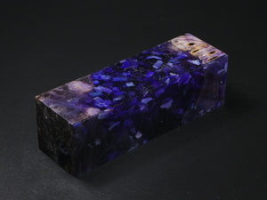 Purple / Purple with Flecks Hybrid Duck Call Blank