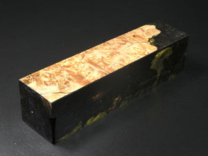 Natural / Brown & Gold Hybrid Duck Call Blank