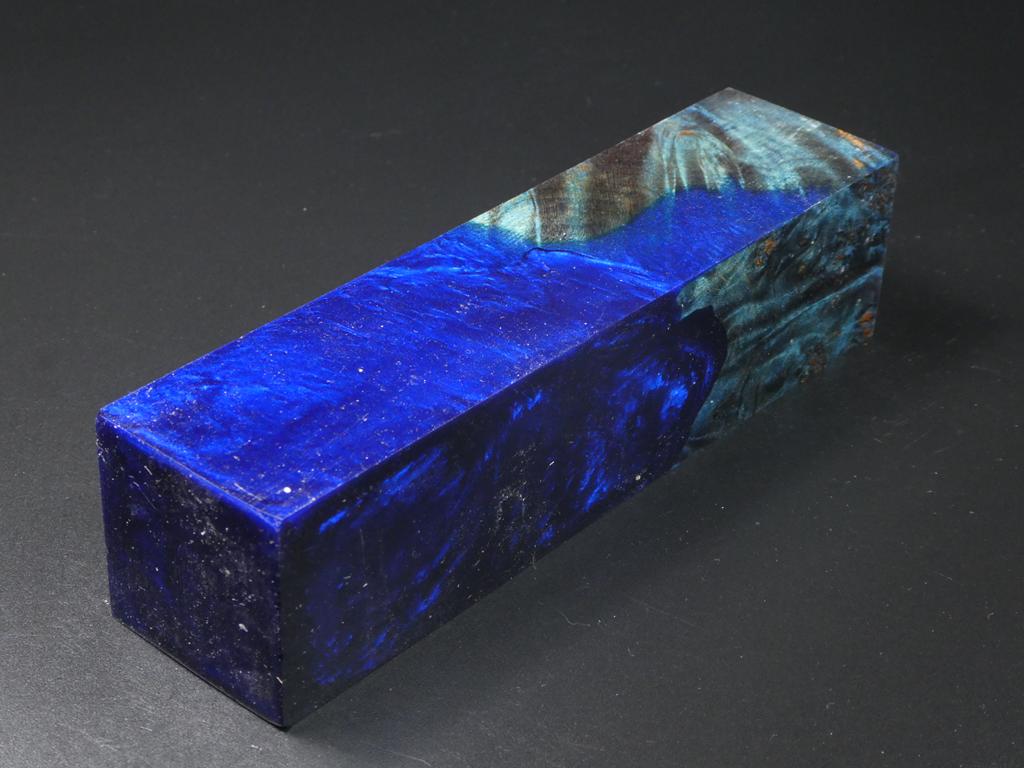 Blue / Blue Hybrid Duck Call Blank
