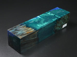 Blue / Green & Blue Hybrid Duck Call Blank
