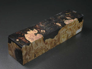 Natural / Brown & Gold Hybrid Duck Call Blank