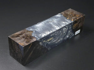 Gray / Silver Hybrid Duck Call Blank