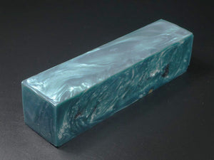 Green / Aquamarine Hybrid Duck Call Blank