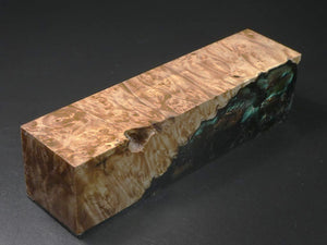 Natural / Black, Green, Copper Hybrid Duck Call Blank