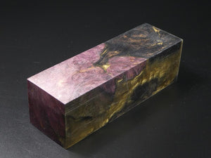 Purple / Brown & Gold Hybrid Duck Call Blank