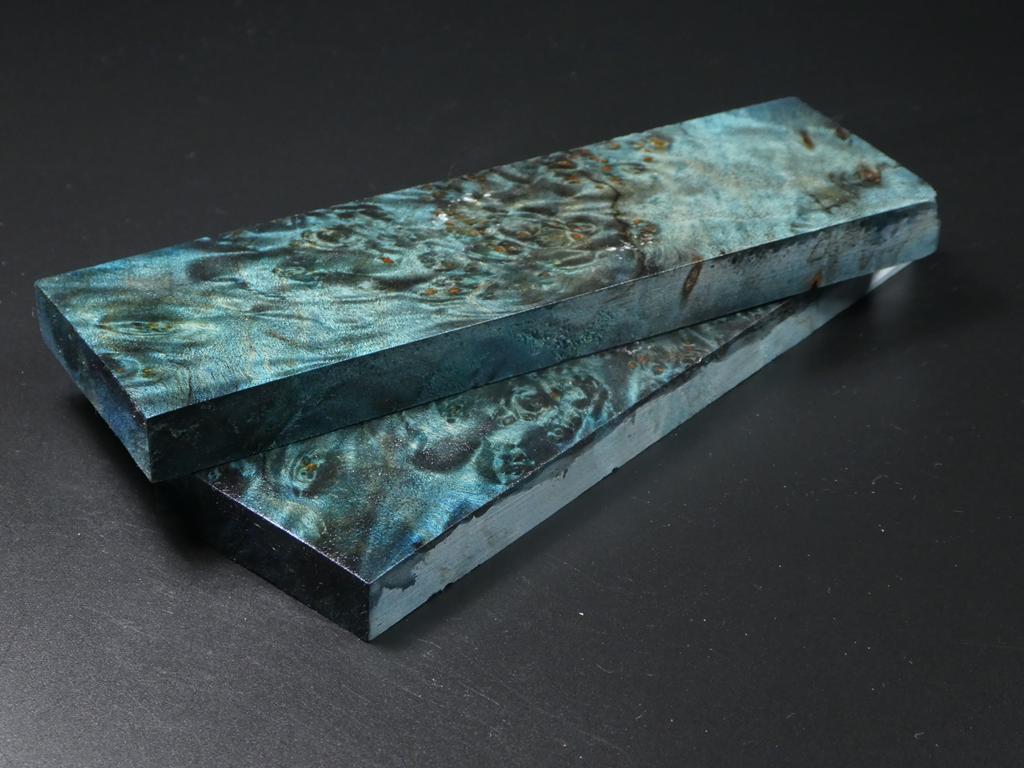 Green Stabilized Knife Maple Knife Scales