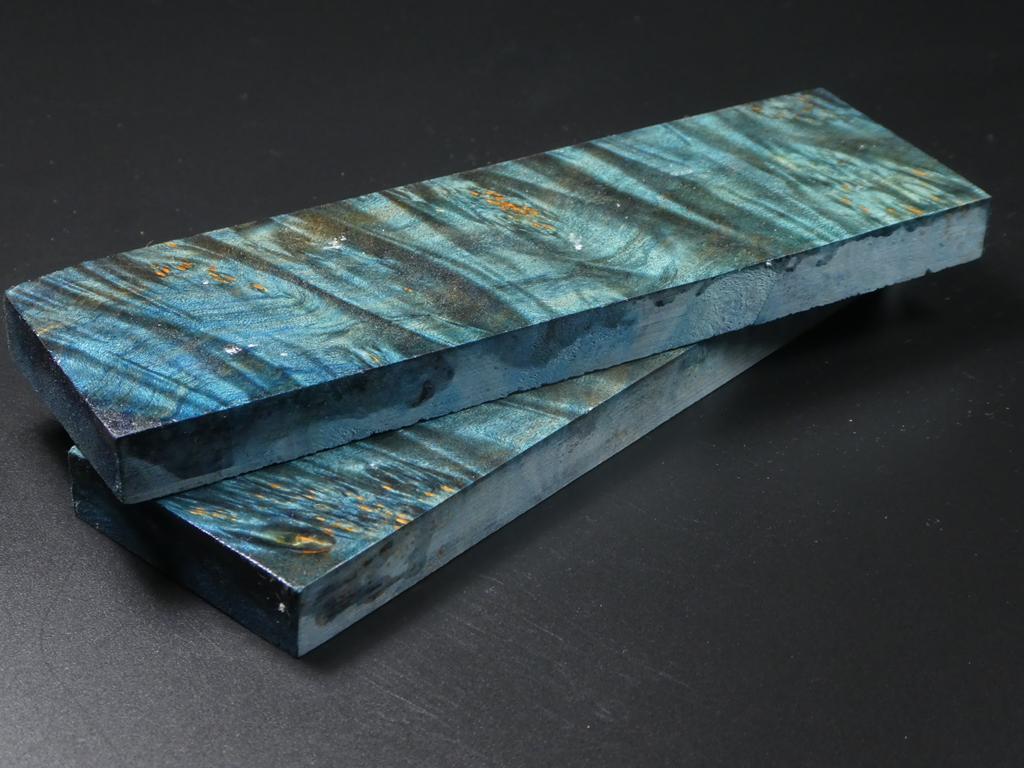 Green Stabilized Knife Maple Knife Scales