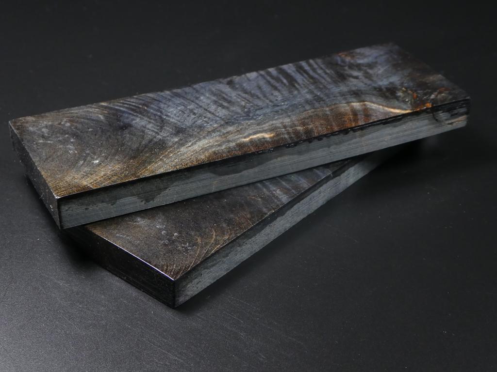 Natural & Gray Stabilized Knife Maple Knife Scales