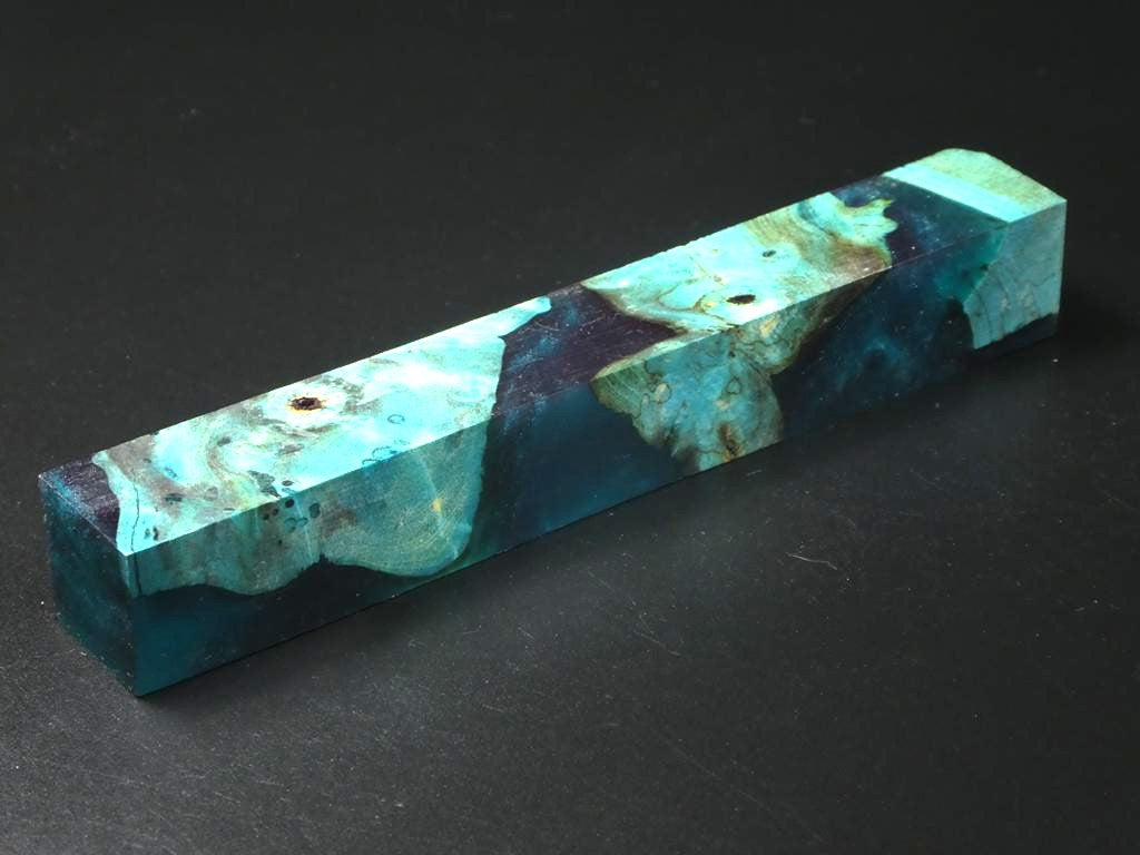 Teal / Teal Hybrid Pen Blank
