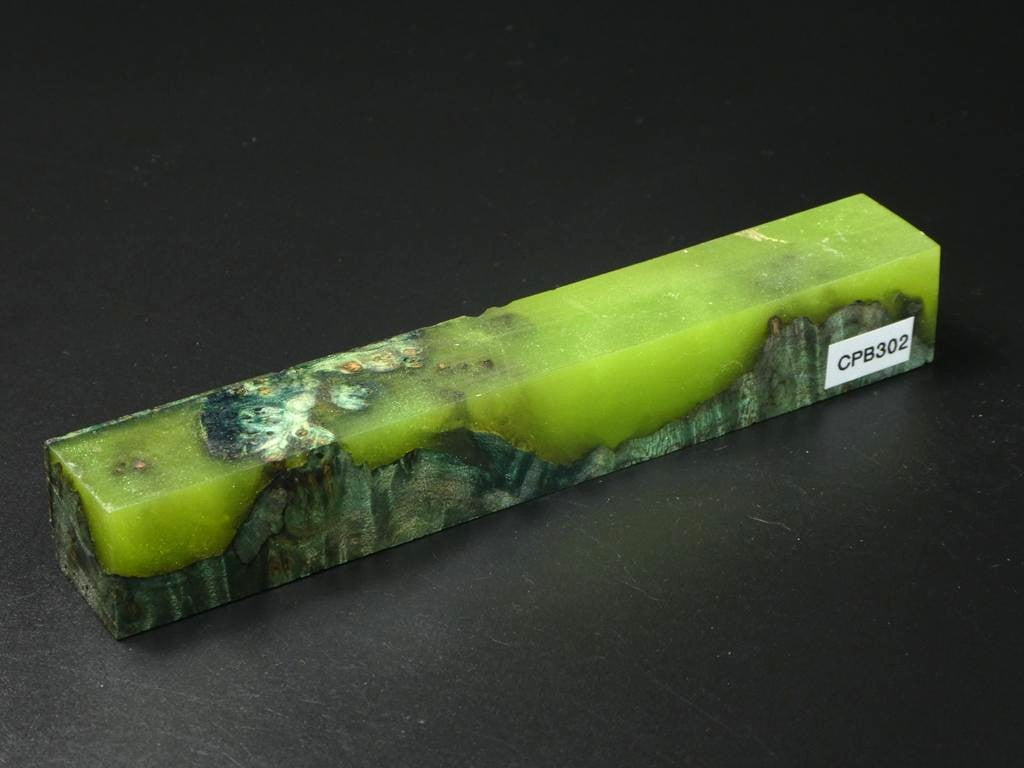 Green / Green Hybrid Pen Blank