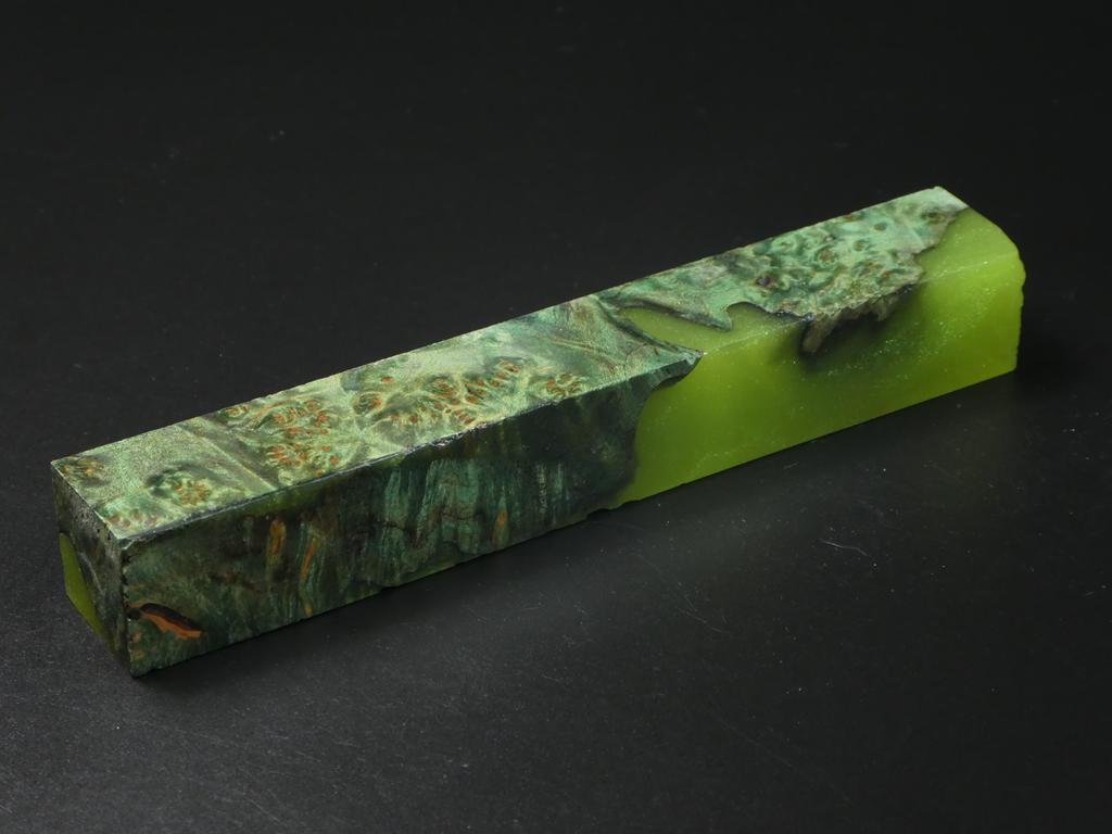 Green / Green Hybrid Pen Blank