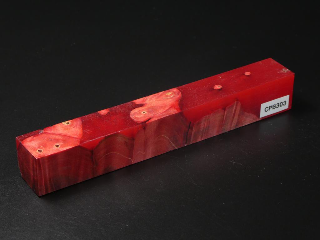 Red / Red Hybrid Pen Blank
