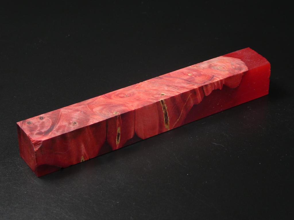 Red / Red Hybrid Pen Blank