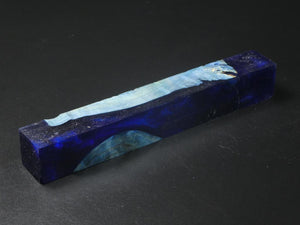 Blue / Blue Hybrid Pen Blank