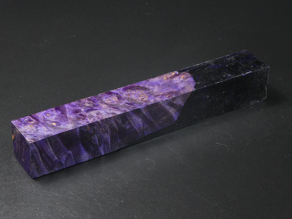 Purple / Purple Hybrid Pen Blank