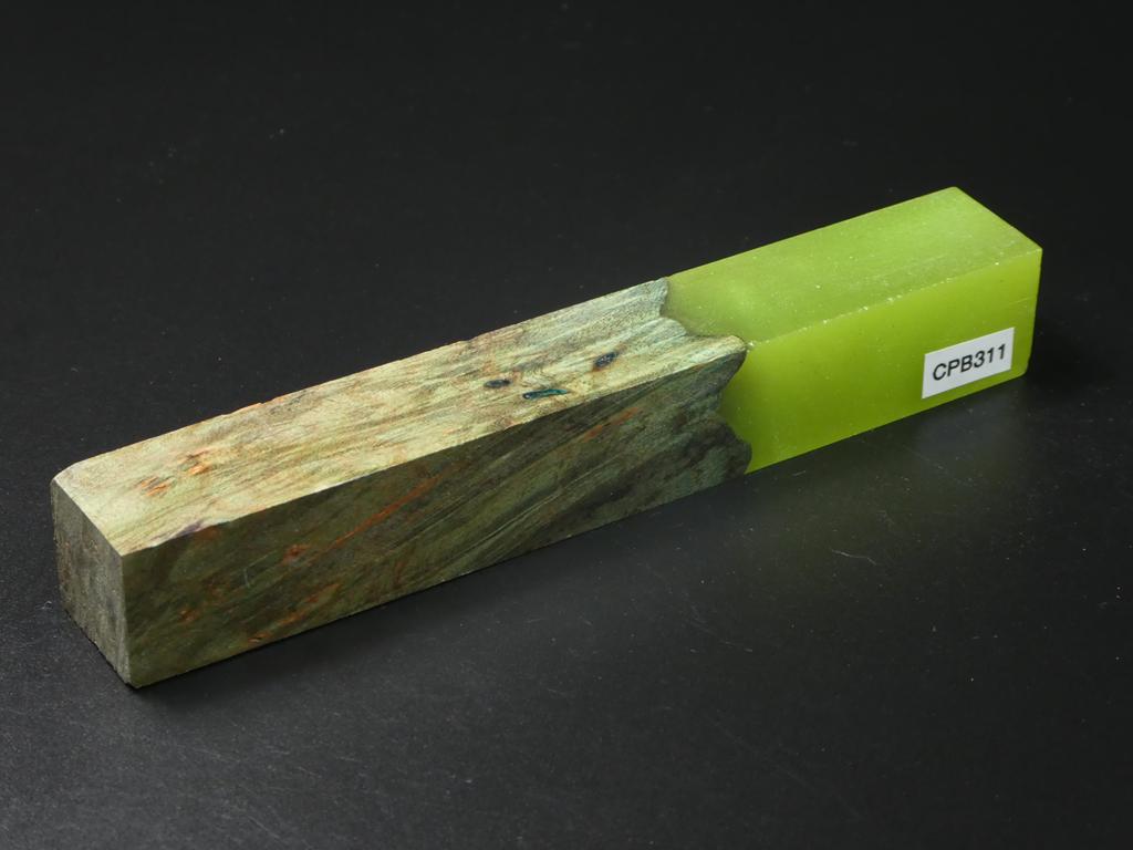Green / Green Hybrid Pen Blank