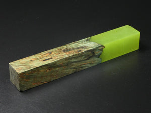 Green / Green Hybrid Pen Blank