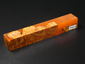 Orange / Orange Hybrid Pen Blank
