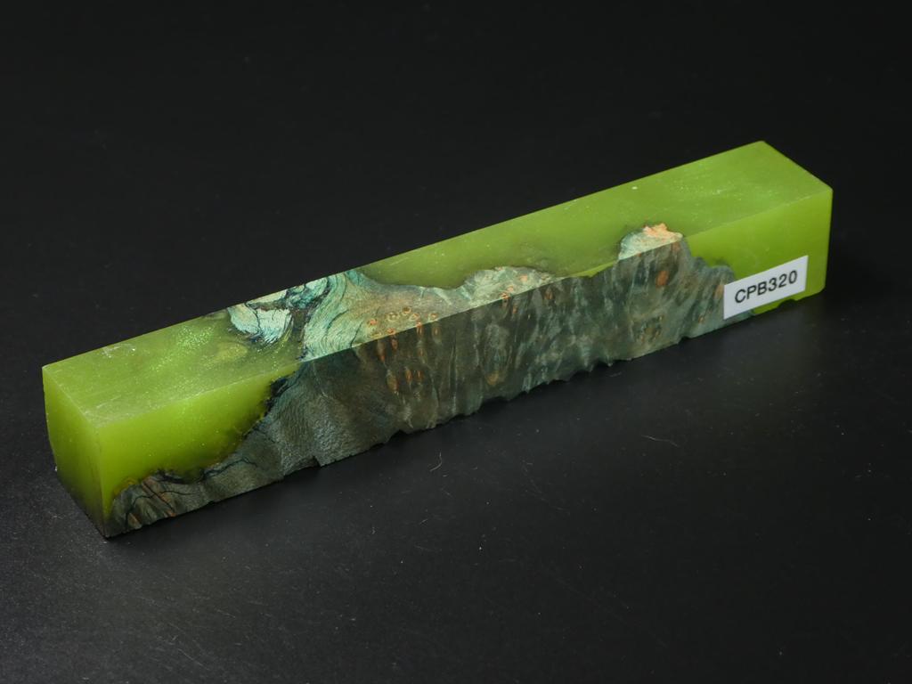 Green / Green Hybrid Pen Blank