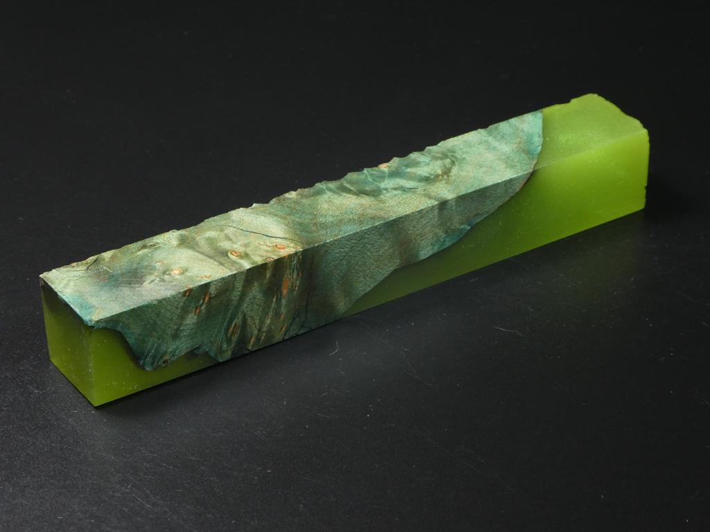 Green / Green Hybrid Pen Blank