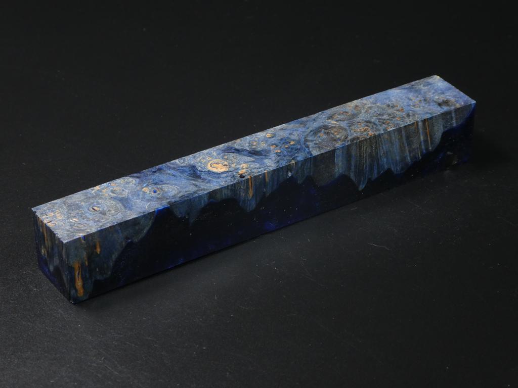 Blue / Blue Hybrid Pen Blank