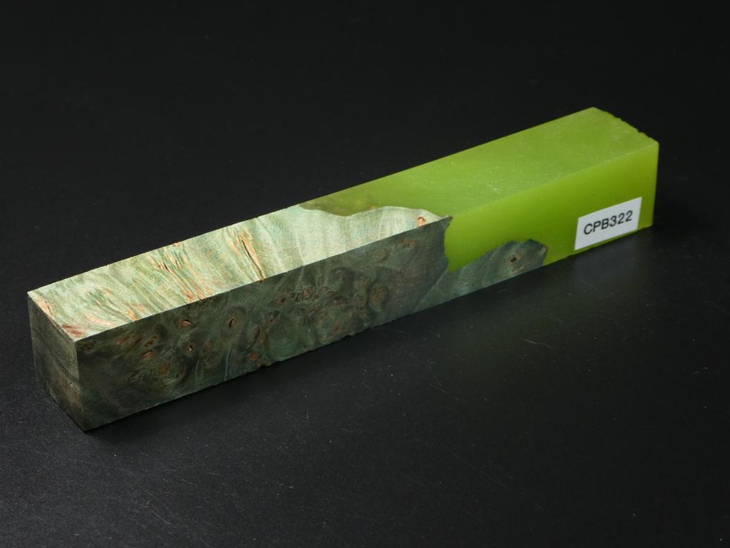 Green / Green Hybrid Pen Blank