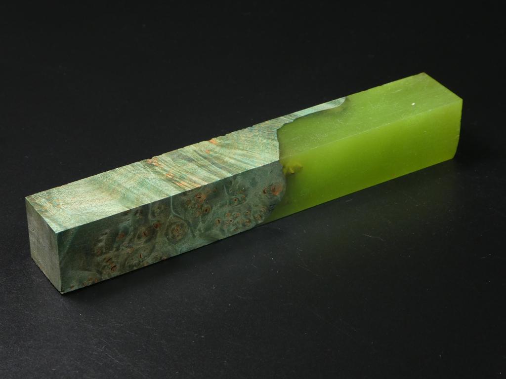 Green / Green Hybrid Pen Blank