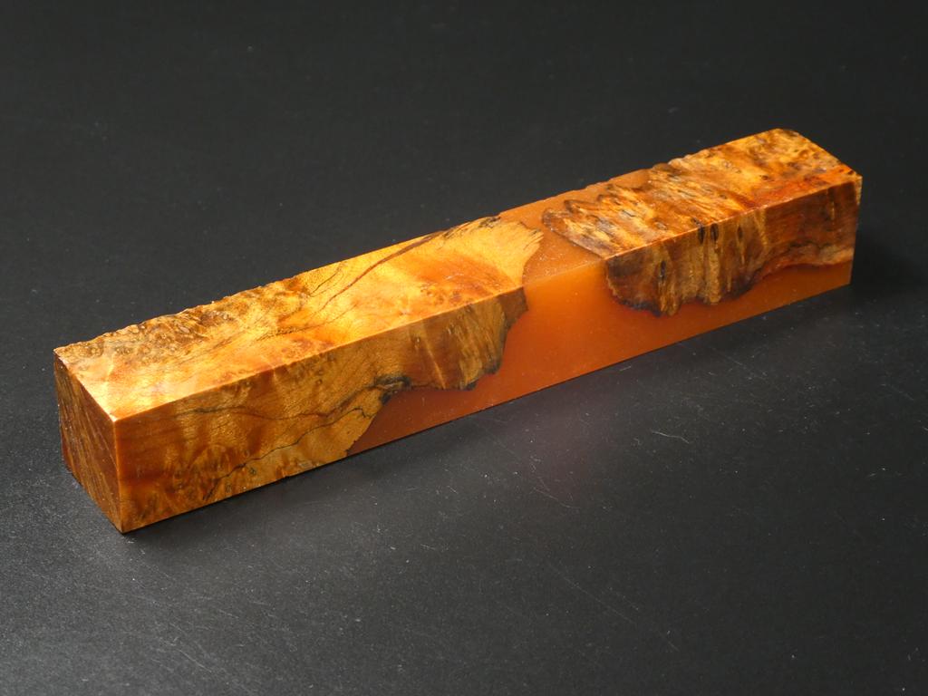 Orange / Orange Hybrid Pen Blank