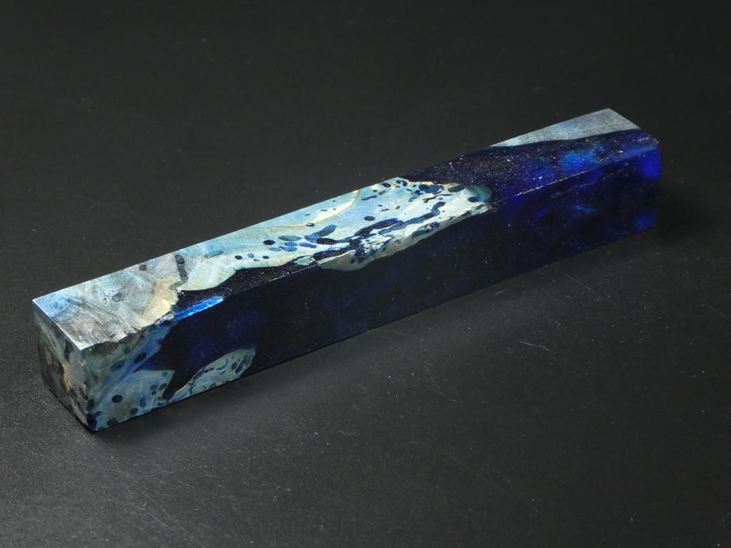 Blue / Blue Hybrid Pen Blank