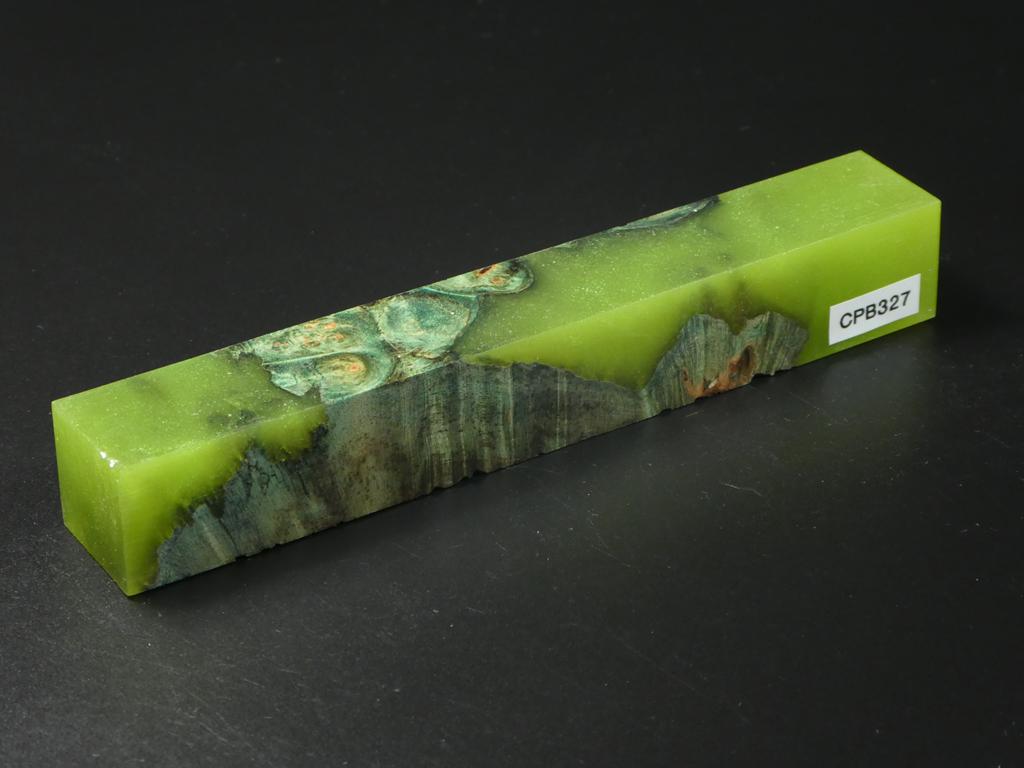 Green / Green Hybrid Pen Blank
