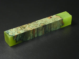Green / Green Hybrid Pen Blank