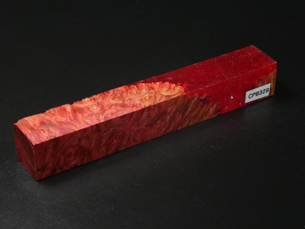 Red / Red Hybrid Pen Blank